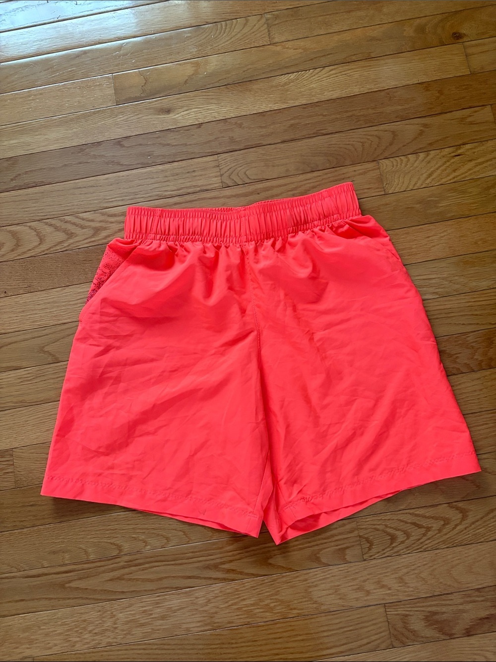 Under Armour Bright Coral Athletic Shorts